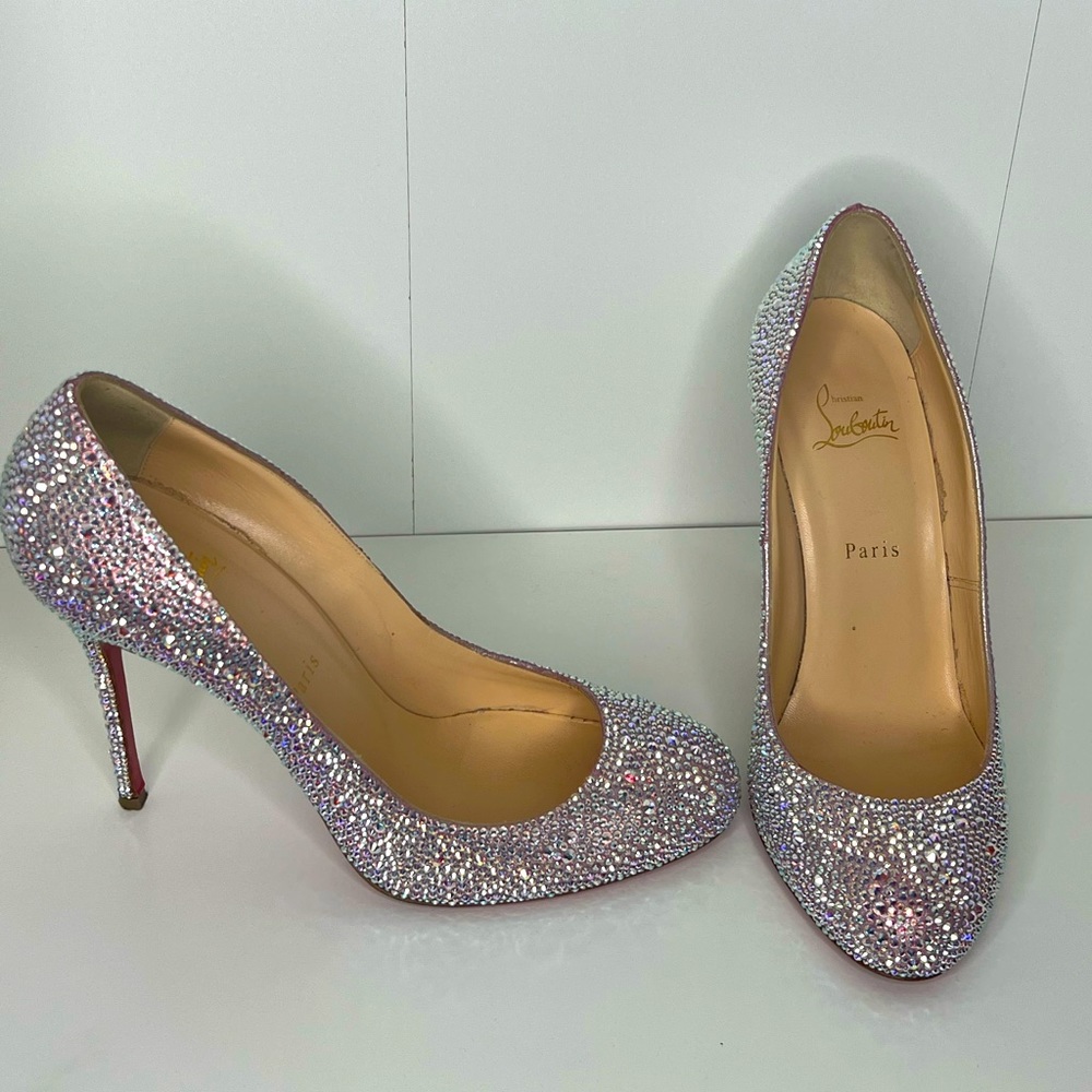 Christian Louboutin AB Unicorn Strass Crystal
Pump Size EU 40/
